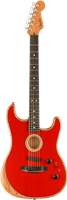 Fender, American Acoustasonic® Strat®, Ebony Fingerboard, Dakota Red