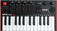 Akai Professional, Clavier-maître USB 25 notes, 128 sons, 8 pads MPKMINIPLAY