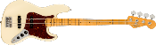 Fender, American Professional II Jazz Bass®, Maple Fingerboard, Olympic White
