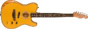 Fender, Acoustasonic Player Telecaster Rosewood Fingerboard, Butterscotch Blonde