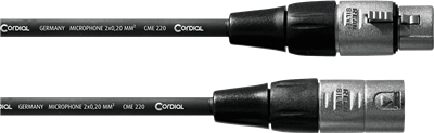 Cordial, Câble micro XLR 1 m