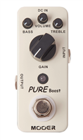 Pédale d'effet Mooer Pure Boost - Boost avec égalisation 2 bandes, 20dB