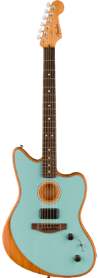 Fender, Acoustasonic Player Jazzmaster®, Rosewood Fingerboard, Ice Blue