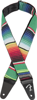 Sangle Fender 2" Serape Strap - Green Multi