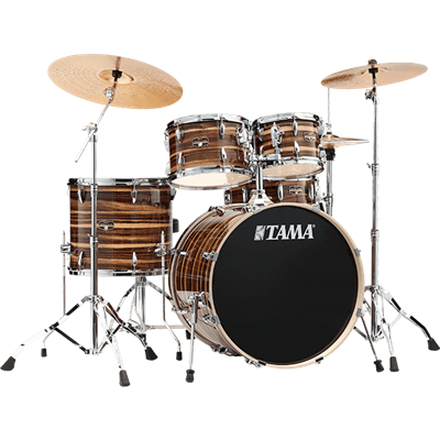 TAM IMPERIALSTAR 5PC DRUM KIT 20" COFFEE TEAK WRAP