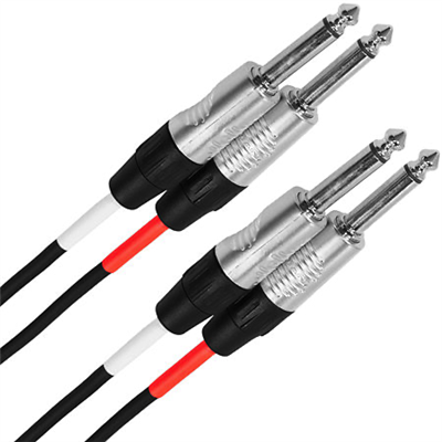 Plugger Touring, Câble bretelle Jack mâle mono - Jack mâle mono 3m