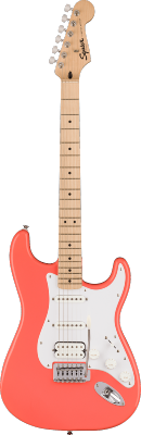 Squier, Sonic™ Stratocaster® HSS, Maple Fingerboard, White Pickguard, Tahitian C