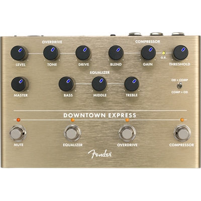 Pédale d'effet Fender Downtown Express Bass Multi Effect Pedal