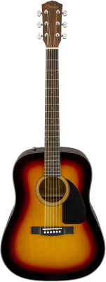 Fender, CD-60 Dread V3 DS, SB WN