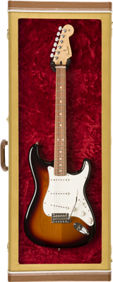 Case Guitare Fender tweed pour exposition