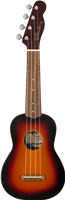Fender, Venice Soprano Uke, Walnut Fingerboard, 2-Color Sunburst