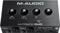 M-Audio, Interface audio MTRACK-DUO 2 canaux, 2 entrées combo XLR/jack