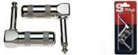 Jack mâle forme L 1/4" - 2 pcs