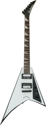 Jackson, JS Series Rhoads JS32T, Amaranth Fingerboard, White with Black Bevels