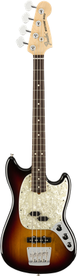 Fender, American Performer Mustang Bass®, Rosewood Fingerboard, 3-Color Sunburst