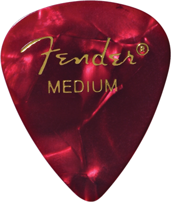 Fender Médiator 351 Shape, Red Moto, Medium (12)