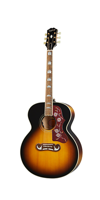 Epiphone, J-200 (All Solid Wood; Fishman Sonitone), Aged Vintage Sunburst Gloss