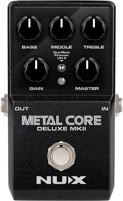 Nux, Pédale distorsion fuzz overdrive high gain - 3 modes