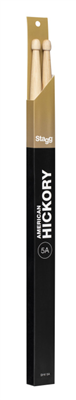 Paire de Baguettes Hickory, série V/5A - Pointe en Bois