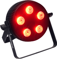 Algam Lighting, Projecteur à LED 5x10W 4 en 1 RGBW slim