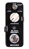 Pédale d'effet Mooer Black Secret - Distorsion 2 modes