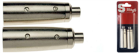 Adaptateur RCA fem./ XLR mâle - 2 pcs sous blister