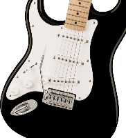 Squier, Sonic™ Stratocaster® Left-Handed, Maple Fingerboard, White Pickguard, Bl