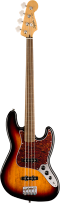 Classic Vibe '60s Jazz Bass® Fretless, Laurel Fingerboard, 3-Color Sunburst