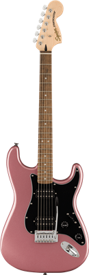 Squier, Affinity Series™ Stratocaster® HH, Laurel Fingerboard, Black Pickguard,