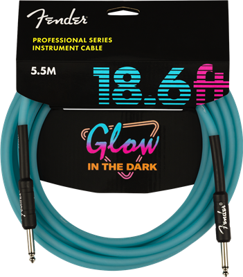 Cable Fender Pro 10 glow in dark CBL BLUE