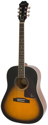 Epiphone, J-45 Studio (Solid Top), Vintage Sunburst