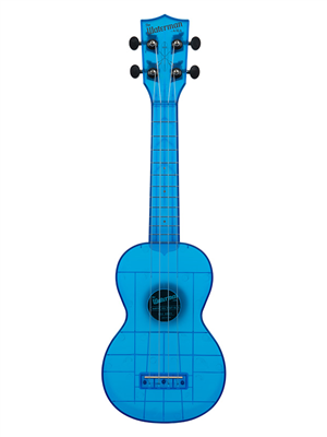 Kala, Ukulélé - Waterman, Soprano - Cobalt Blue Transparent