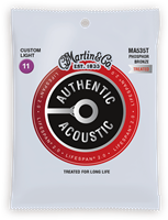 Cordes Acoustiques Martin Authentic Treated, Custom Light, 92/8