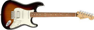 Fender, Player Stratocaster® HSS, Pau Ferro Fingerboard, 3-Color Sunburst