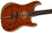 Fender, American Acoustasonic® Strat®, Ebony Fingerboard, Cocobolo