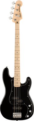 Squier, Affinity Series™ Precision Bass® PJ, Maple Fingerboard, Black Pickguard,
