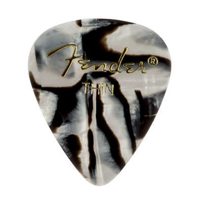 Fender Médiator 351 Shape, Zebra, Thin (12)