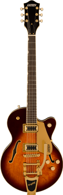 Gretsch, G5655TG Electromatic® Center Block Jr. Single-Cut with Bigsby® and Gold