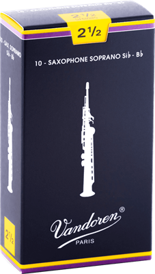 Vandoren, anches saxophone soprano 2.5