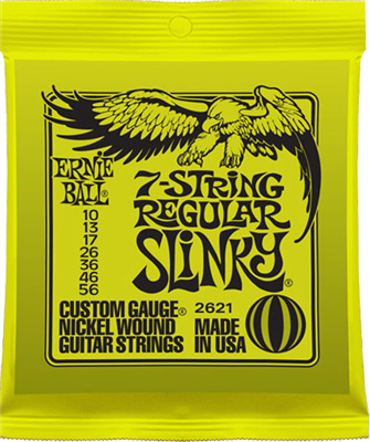 Cordes Ernie Ball Guitare Electrique 7 Cordes 10-56