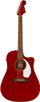 Fender, Redondo Player, Walnut Fingerboard, White Pickguard, Candy Apple Red