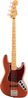 Fender, Player Plus Jazz Bass®, Maple Fingerboard, Aged Candy Apple Red