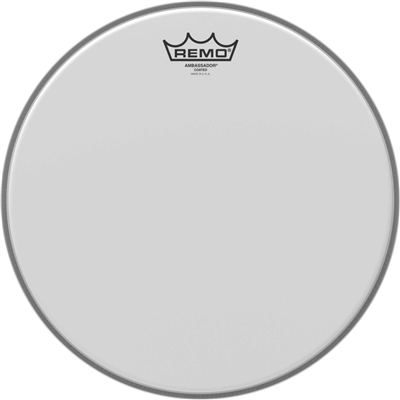 Peau Ambassador sablée 13" pour tom / caisse claire
