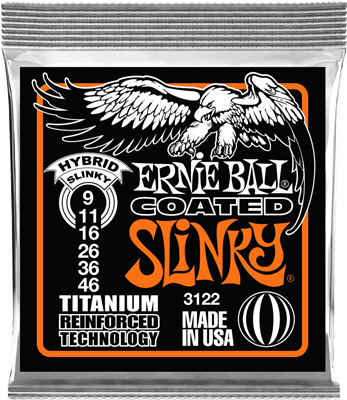 Cordes Ernie Ball Coated Slinky 9-46 titanium