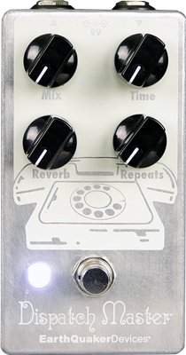 EARTHQUAKER DEVICES, DISPATCH MASTER V3 CREAM ALUMINUM, reverb