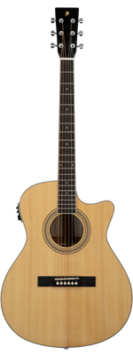 STOCK B*** Prodipe, SA150CEQ Auditorium Electro SOLID TOP Epicéa