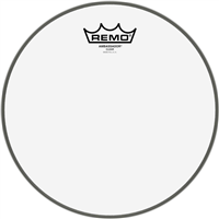 Peau Ambassador transparente 16" pour caisse claire / tom sur pieds
