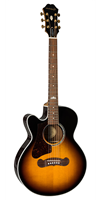 Epiphone, J-200 EC Studio (Solid Top; Fishman Presys; Left-handed), Vintage Sunb
