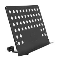Grande tablette de pupitre perforée avec bras à fixer sur un stand