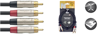 Câble bretelle - RCA m / RCA m 1m - série